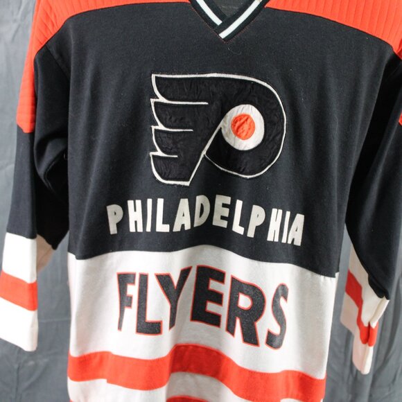 Philadelphia Flyers Sweater (VTG) - 3/4 Sleeve by Starter - Men's Large - Picture 2 of 7